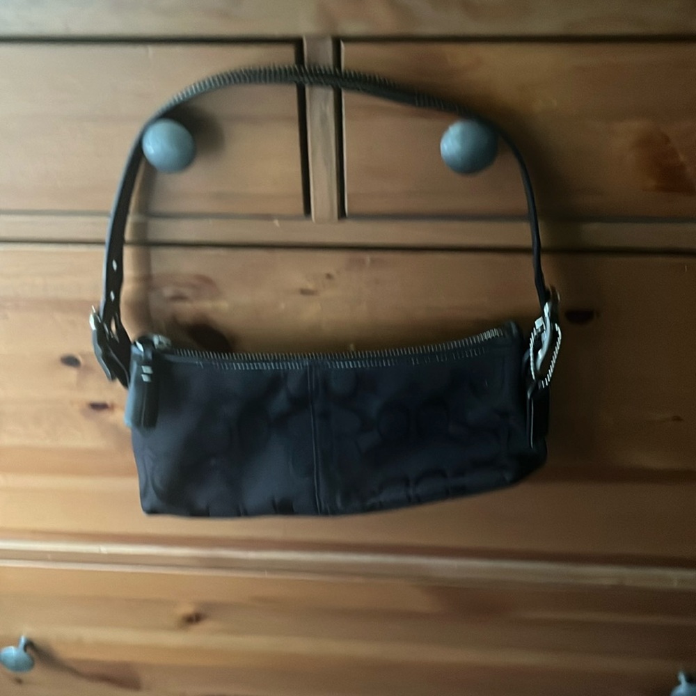 Authentic black Coach bag